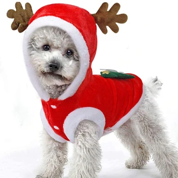 Zima toplo фланелевая odjeća za pse Los Božićno kapute za pse Odjeća Božićno odjeća za kućne ljubimce Božićni odijelo za štene