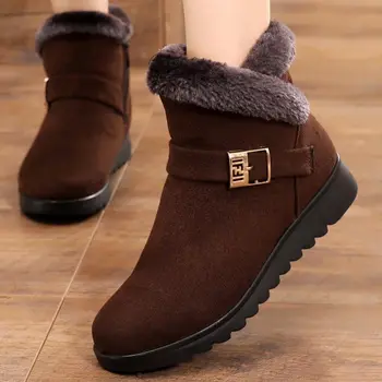 Zimske cipele za žene 2021 Debeli plišani tople zimske cipele za žene munje Udoban ulične Casual čizme хлопковая cipele