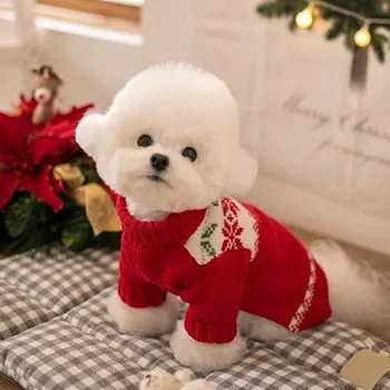 Zimski džemper za kućne ljubimce pse Božić Odjeću za slatka pasa za štence Malih Srednjih Psi Hoodies Kaput Toplo Šef Chihuahua Odijelo Perros