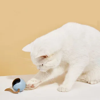 Šarene LED Самовращающийся lopta za kućne ljubimce Pametna interaktivna igračka za mačke USB-Punjive pribor za mačke Kitty Elektronske igračke za lopti