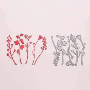Šumski Cvijeće Zelje za Rezanje Marke Za 3D DIY Scrapbooking foto Album Otiskivanje Proizvodnja Razglednica Obrt Predložak