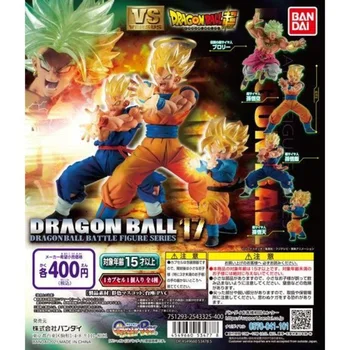 Бандай Pravi Dragon Ball VS 17 Гашапон Broly-a Goku Гохан Готен Anime Igračka Ukras