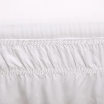 Помпон-Suknja s vršnjacima i dugotrajnu zaokrenuti elastičnih Posteljina košulje Bez Površini kreveta Suknje za krevet Twin/Full/Queen/King Home koristiti u hotelu