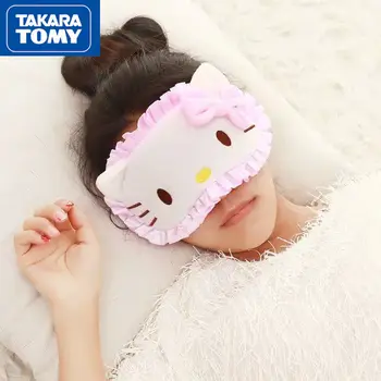ТАКАРА ТОМИ Modni Crtani film Hello Kitty Sjenčanje Udoban Prozračna Student Topla i hladna Maska za oči za spavanje