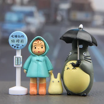 1 compl. Anime je Moj Susjed Totoro Figurica Igračka Hayao Miyazaki Mini Vrt PVC Figure Dječje Igračke Poklon za Rođendan