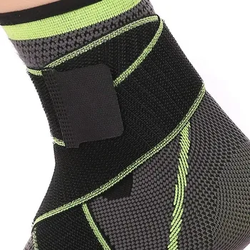 1 KOM. Sportski zavoj za gležnjeva Kompresijski Remen Rukava Podrška za 3D Tkanja Elastični Zavoj Zaštitna oprema za noge Teretana Fitness