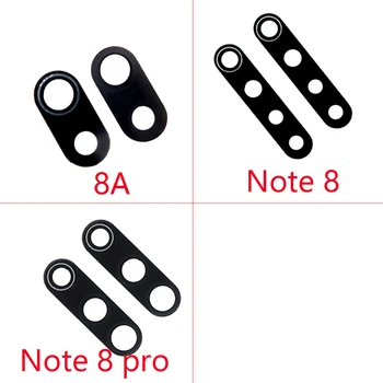 10 kom. Straga Stražnja Kamera Stakleni Poklopac Objektiva za Xiaomi Redmi Note 8 Note8 Pro 8A s sigurnosna Naljepnica Rezervni Dijelovi