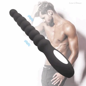 10-speed Vibrator iz anusa loptu za Unisex dva motora Masažu prostate za muške seks igračke USB Punjenje Stimulans analni čepovi za odrasle