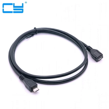 100 cm, Micro-USB 5pin Micro USB USB 2.0 Muški ženski Konektor za Mikro USB 2.0 tip B Ženski muški produžni kabel za punjenje u automobilu