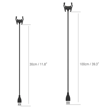 100 cm, Spona za punjenje za Xiaomi mi band 4 5 Narukvica Pametna narukvica kabel za punjenje adapter Punjiva bez skinute narukvice