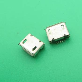 100 KOM./LOT Micro USB Punjenje Priključak Napajanja za Prijenos Podataka Konektor punjača za Lenovo A1000 A1000-T A1020 A1020-T A2107 A2207 Tableta