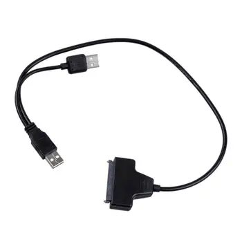 100pc USB2.0 USB 2.0 SATA Serial ATA 15+7 22P 22-pinski konektor za Kabel adapter Za 2,5