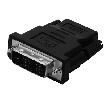 1080P DVI na HDMI kompatibilnim kabel, pretvarač adapter DVI-D 18+1 jednovezni DVI na HDMI kompatibilnoj utičnicu za PC monitor laptpp