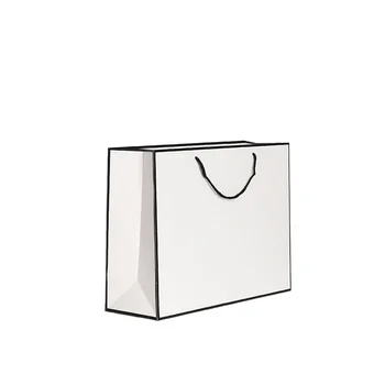 10x S okvirom Postaviti Papir poklon paket za promicanje Odjeće prijenosna torba za Poklon pakiranje za kupovinu keper vjenčanje je dan rođenja