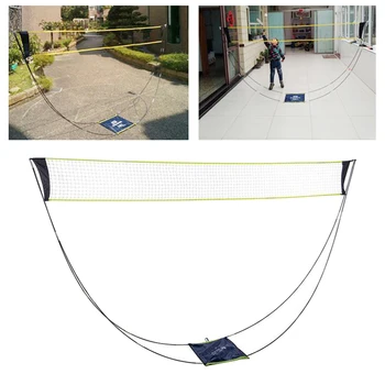 10x5 metara Prijenosni Mreža za badminton s torbicom za nošenje Sklopivi Odbojka Tenis mreža Stalak za Tenis, Teniski Teren za Пиклбола
