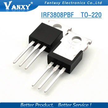 10ШТ IRF3808PBF TO-220 IRF3808 TO220 novi tranzistor MOS FET