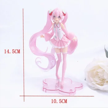 14 cm anime lik Pink Lutka Igračka Girl PVC Materijal je Lutka Model Igračka na Poklon Dvodimenzionalni Pink Lutka