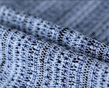 140 širok trend svijetla svila pamuk + plava mala gljiva, uvezeni za dame plavo-bijele mrežaste tkanine odijelo i kaput tkiva