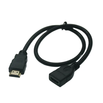 15 cm 30 cm 50 cm 1 m Mini Dual HDMI-kompatibilnu Konverter između muškaraca i žena Gore-Dolje Gornji Lijevi Kutni Adapter Kabel za HDTV DVD PS3 PC
