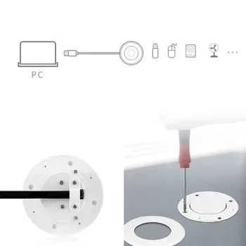 160 cm pop-up Utor U površini 3 USB 2.0 Porta i USB1.1 Adapter-razdjelnik Hub za Prijenosna RAČUNALA/ Punjač