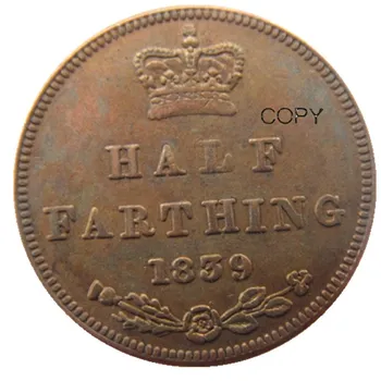1839 velika Britanija velika Britanija / Cejlon Victoria Fotokopirni kovanice u полфартинга
