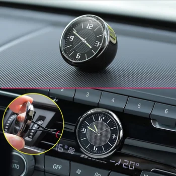 1pc Auto Nakit satovi Kvarcni Satovi Mini-Satovi Hygrometer Termometar za Automatsko Uređenje Za Univerzalnih Automobila Peugeot