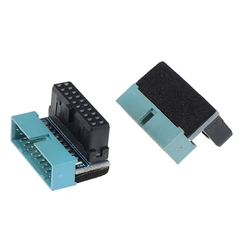 1PC USB 3.0 20-pinski Konektor Za Povezivanje Adaptera za Proširenje Gore prema Dolje Pod Kutom od 90 Stupnjeva Za Matične Ploče Matične Ploče