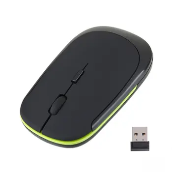 2.4 G Bežični Miš USB 2.0 Prijemnik Super Tanki Mini Slatko Optički Bežični Miš USB Miša s Desne Scrollable za Prijenosna RAČUNALA Video igre
