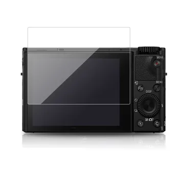2 kom. Zaštitna folija za zaslon kamere za Sony RX100 DSC-RX100VI crna karta M6 M7 9 H LCD zaslon od kaljenog Stakla