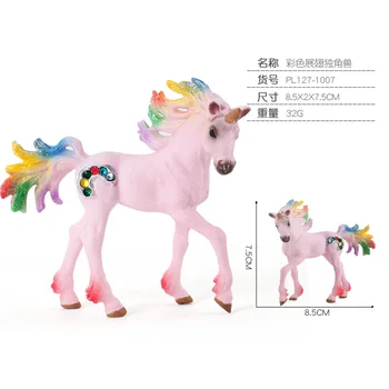 2019 novi dolazak ohrabrujuće konj Pegas simulacija životinja jednorog solidan statički model dekoracija za prostor igračka lutka