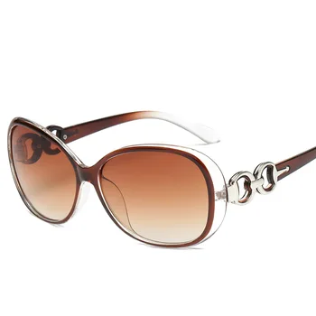 2021 Berba Ženske sunčane naočale Marke dizajnerske Sunčane naočale za žene Lunette De Soleil Okrugle naočale u veliki ivicom Sunčane naočale