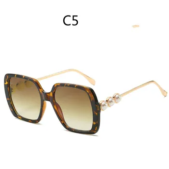 2021 Moda Vintage Cool Štit Sunčane Naočale Za žene ins Klasični Dizajn Biserna Okvira ženske Sunčane naočale Oculos De Sol