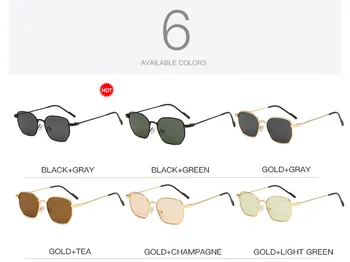 2021 Nepravilnog Klasicni Male Sunčane naočale u metalnom ivicom Ženske Luksuzne Modne marke Slr Sunčane naočale su Unisex Oculos De Sol UV