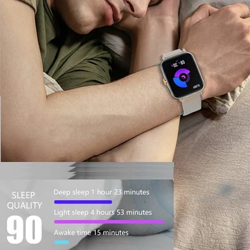 2021 Nove Muške i ženske Pametni sat Monitor otkucaja srca i krvni tlak Pametni sat IP68 Vodootporne za Xiaomi Huawei iPhone Pametni sat