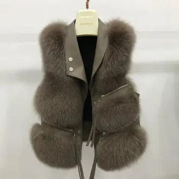 2021 Ženska toplo runo jakna od umjetnog krzna Prsluk Jesen zima Donje monotone kaput Pliš jakne Ženski prsluk bez rukava Q252