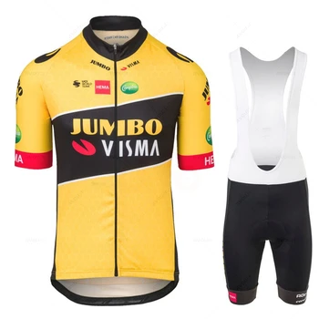 2022 Novi Jumbo Visma Team Biciklizam Dres Komplet Primoz Roglic Biciklistička odjeća Biciklističke Majice Odijelo Biciklistička Startni Kratke hlače MTB Odjeća Mayo