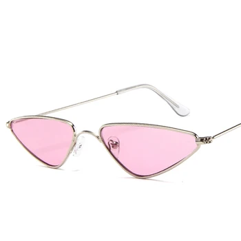 2022 Trend Nove Sunčane Naočale u malom ivicom Modni Trokutasti Naočale u metalnom ivicom Popularni multi-boji Poznati brand High-end Dizajn UV400