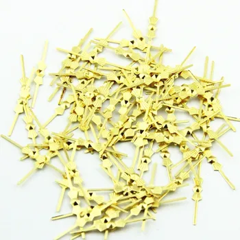25 MM 1000 kom. Zlatni konektori za tie-leptira, Metalne Perle, Priključci za Igle-leptir Kopče Priključci za rasute perle