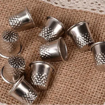 3 Kom. Thimbles Krojač Set Alata Srebrna Metalna Ručka Zaštita Za Ruke Zaštita Pin Igla Ručni Rad Mašina Za Šivanje Dodatak Najbolji Pr