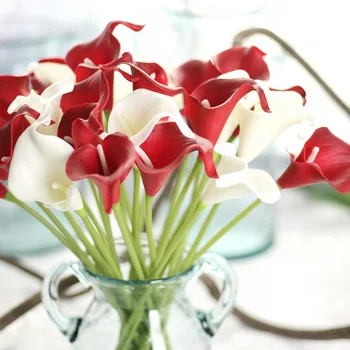 31 kom. Tulipana Umjetno Cvijeće PU Svadbena Dekoracija Simulacija Buket Frezija Sada Dodir Flores Par Kućno Dvorište i vijenac
