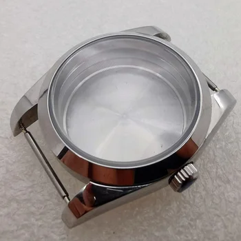36 mm Oyster Perpetual Safir Kristal Kućište Sata Od Nehrđajućeg Čelika Odgovara Za Seiko NH35 NH36 Mehanizam Dama