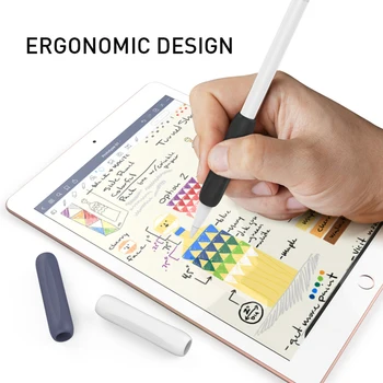 3pcs Silikonska Torbica-držač za stylus Olovka za Apple 1-og i 2-og generacije za iPad Air 4 10,9