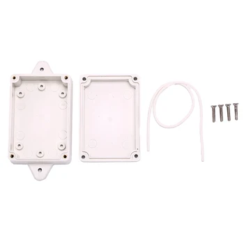 4 Stila 85x58x33 mm Prozirna Prozirna/ Bijela Vodootporne Plastični Poklopac za elektronički Instrument Telo Kućišta