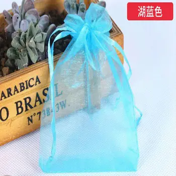 50 kom. 7x9 cm Torbe od organza, Poklon pakiranje torbe, Svadbene dekoracije za stranke, Poklon paketi, Poklon torba