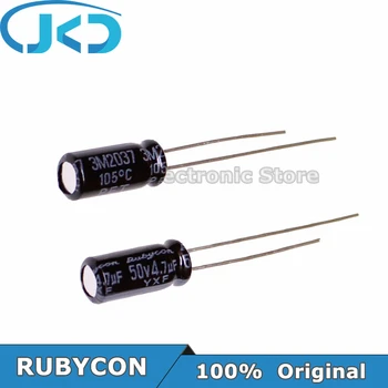 50шт RUBYCON 4,7 UF 50 5*11 mm 4.7UF50 50 4.7 UF 5x11 mm Aluminijski Elektrolitski kondenzator Original
