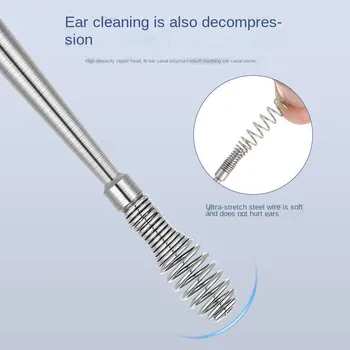 7 kom./compl. novi modernizirani prijenosni set alata za uklanjanje ušni vosak za kućanstvo alata za osobnu higijenu čistač ušiju izbor uha njegu ušiju