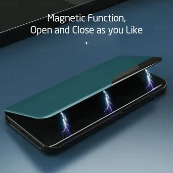 A02S torbica od umjetne kože smart-pogled s prozora magnetski flip sjedalo za telefon samsung galaxy A02S A02 A 02S 02 S 6,5
