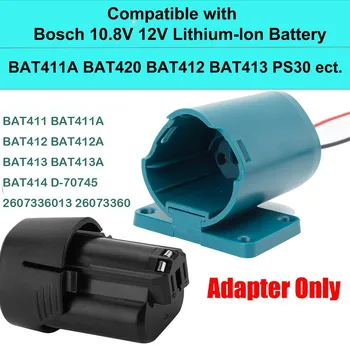 Adapter za Baterije MT-12V 14AWG Za Adaptera Bosch Priključak za Napajanje Nositelji priključne Stanice Pribor Sa Žičanim Priključaka