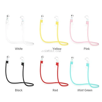 Anti-izgubio Ropes Remen Silikonski Poklopac Držača Kabela za slušalice za Huawei Freebuds 3 Bežične Slušalice koje su kompatibilne s Bluetooth