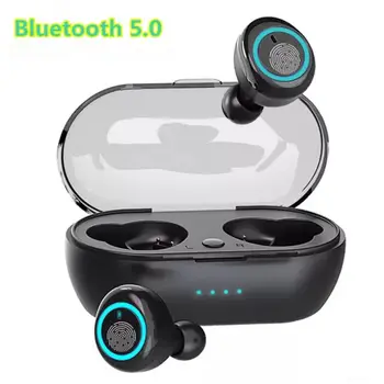 Bežične Slušalice Y50 TWS s Punjačem za mikrofon Bluetooth Slušalice sa redukcijom šuma Slušalice za mobitel Apple iPhone Xiaomi